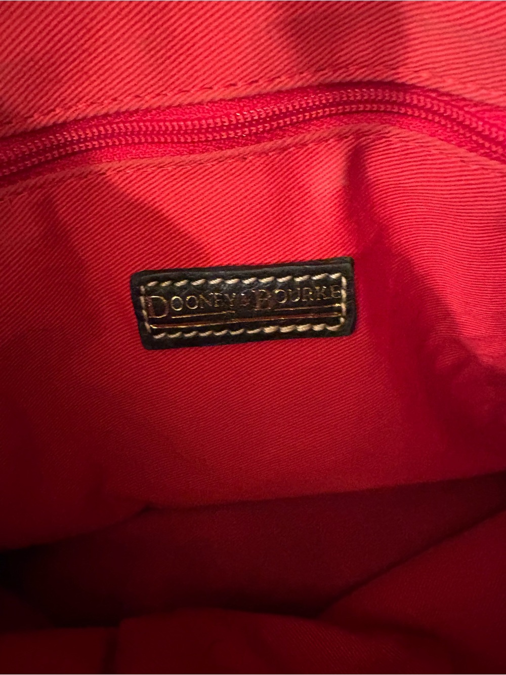 Dooney & Bourke Pebbled Leather Tote Black - Picture 8 of 15